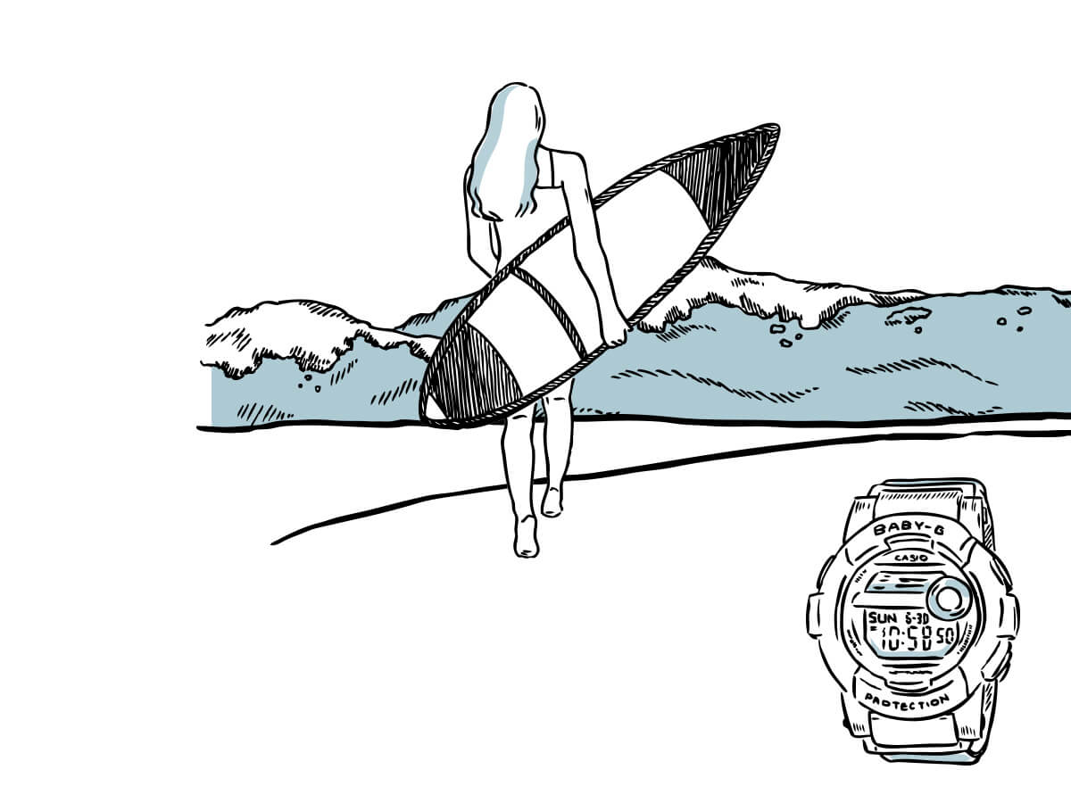 baby g tide graph instructions